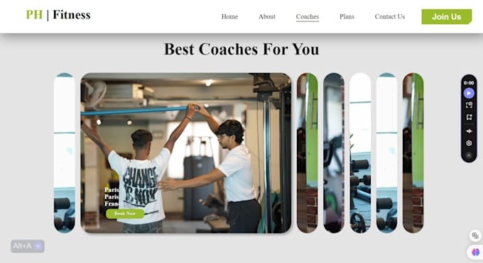 create professional webpages and landing pages