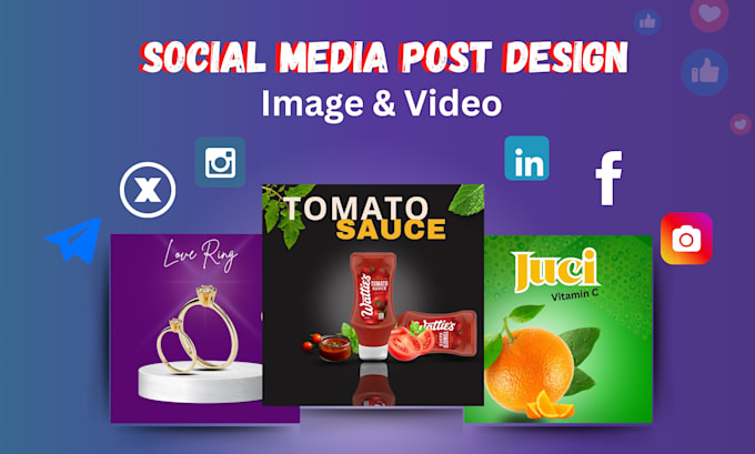 make product poster banner static image motion video ads for social media post