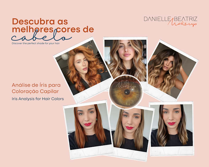 recommend harmonious hair colors by analyzing your iris