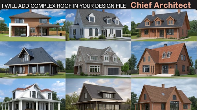 create accurate and complex roof designs in chief architect
