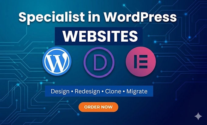 design or duplicate or build a wordpress website