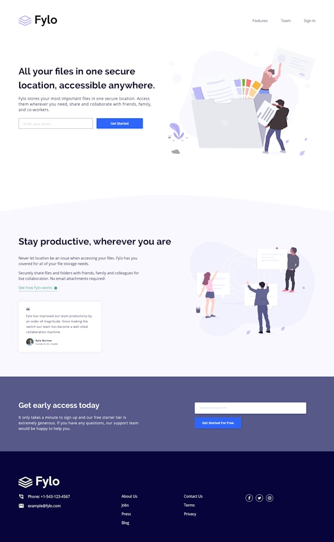 create website using HTML and tailwind CSS