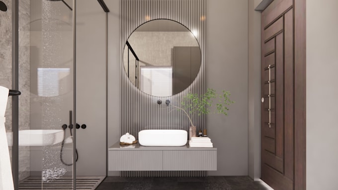 do interior design and render