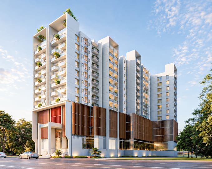 do high quality 3d architectural visualization and rendering