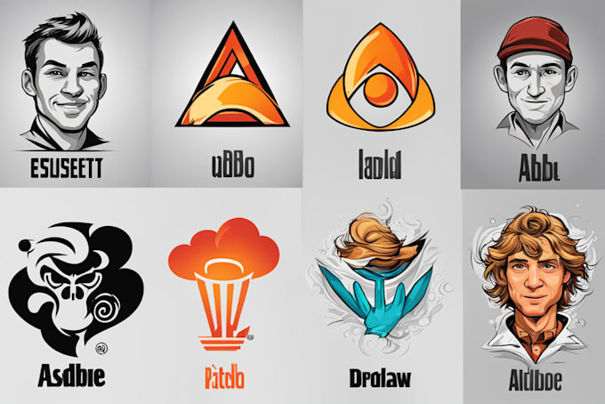 do anything on adobe illustrator, logo, redraw image, vector art, illustration