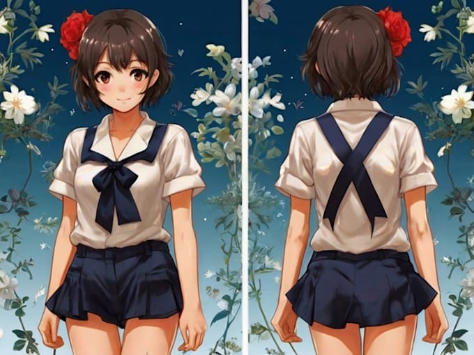 draw beautiful anime art illustration