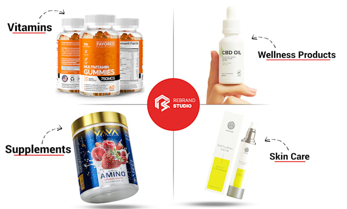 do product label design, supplement label design, packaging label design