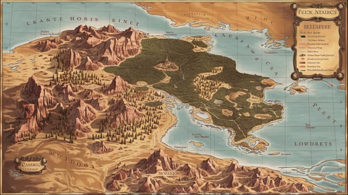 ccreate high quality bespoke fantasy maps