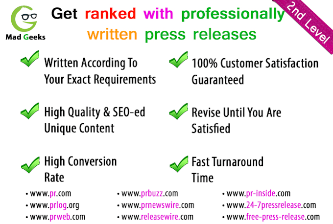 write a professional press release for a website, product, event or app