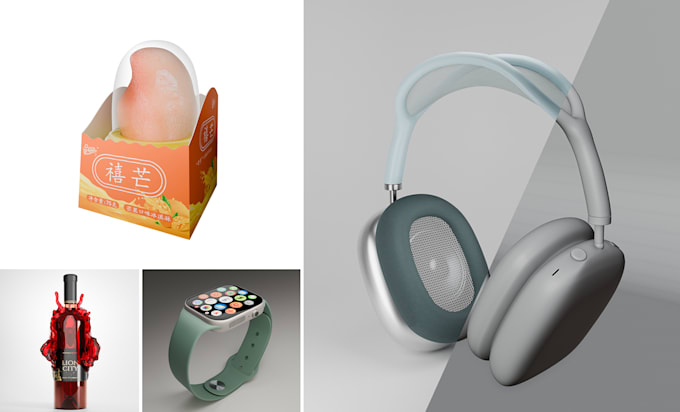 do 3d product modeling and 3d realistic rendering