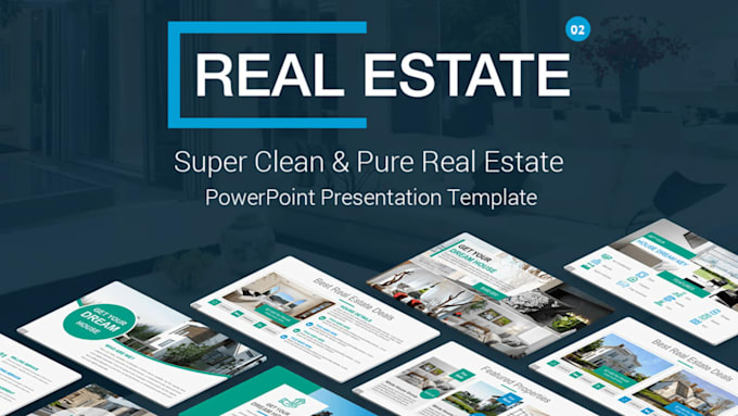design real estate investor pitch deck, business presentation or company profile
