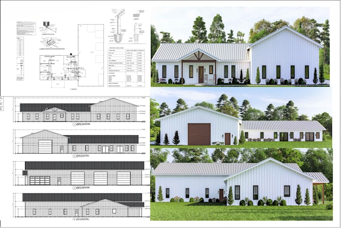architectural permit drawings and 3d, 2d floor plans, blueprints in revit or cad