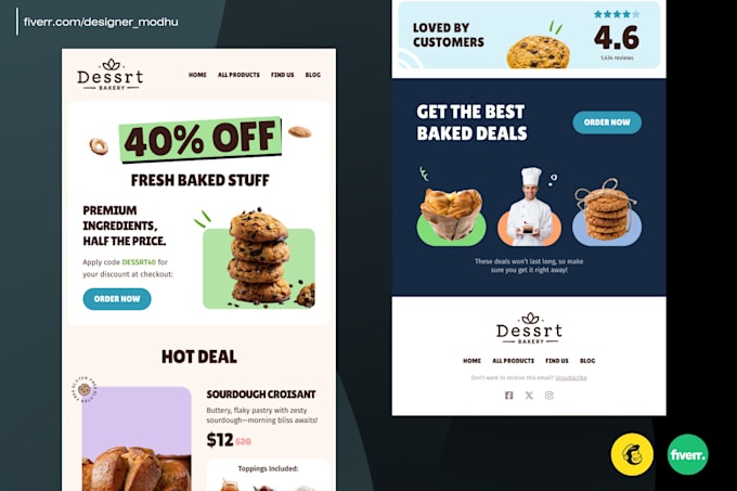 design mailchimp email template