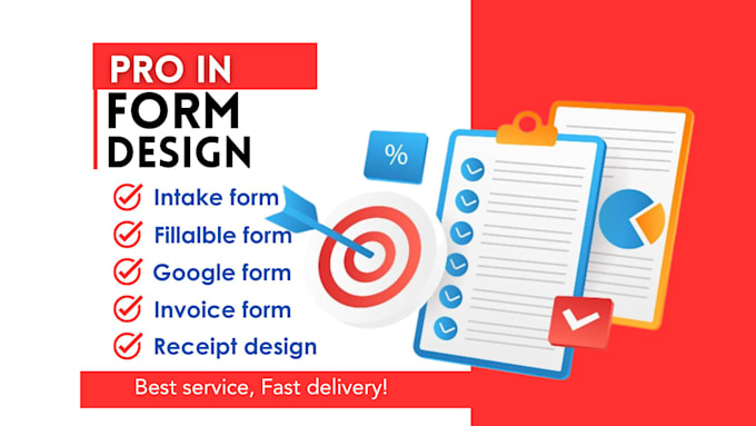 Design intake form, consent form, filable pdf form, google form ...