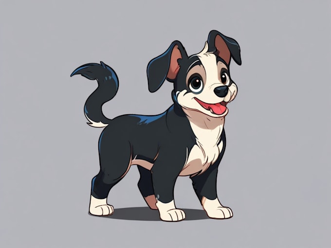 create disney style pet full body with background
