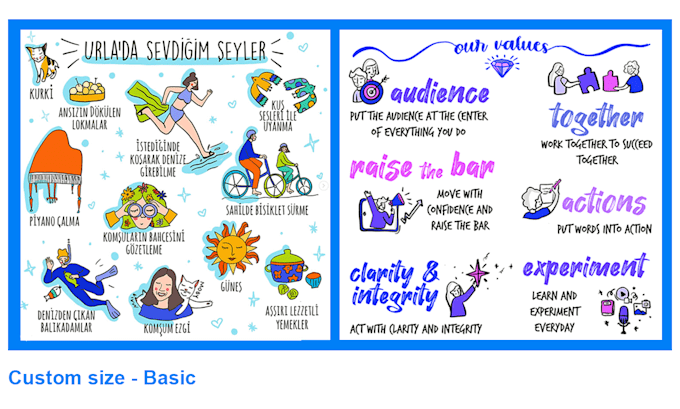 create custom hand drawn infographics that tell a story