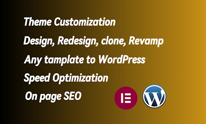 Design, redesign wordpress website using elementor pro and ...