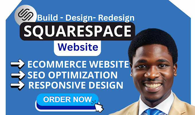 build squarespace website design or redesign squarespace with squarespace SEO
