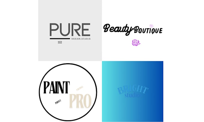 design a clean, minimalist logo for your personal brand or business