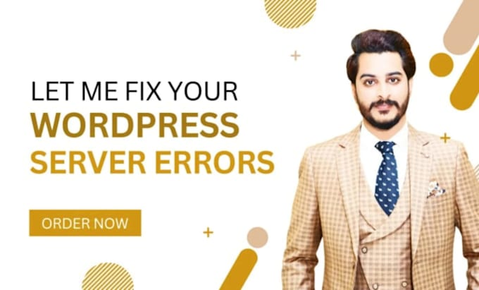 resolve any wordpress issue, server error, wordpress bug fix