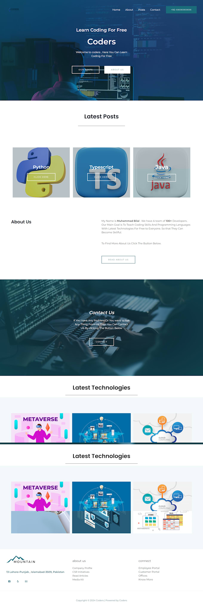 design, build and create creative blog website or wordpress website