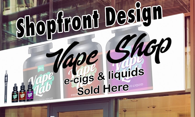 creative shopfront or storefront window graphics and window sticker design