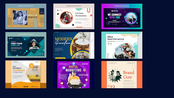create professional social media post design