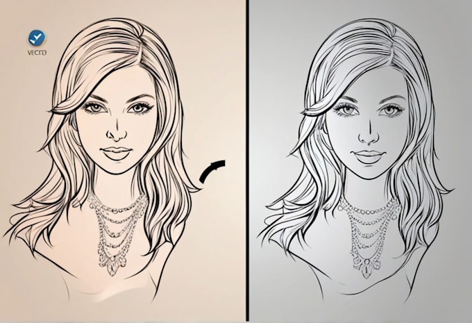 do vector tracing or convert to vector quickly