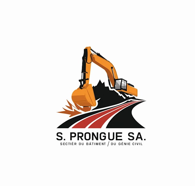 design construction and civil engineering logo