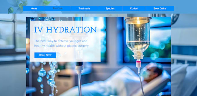 design iv hydration website design iv therapy website design iv mobile hydration