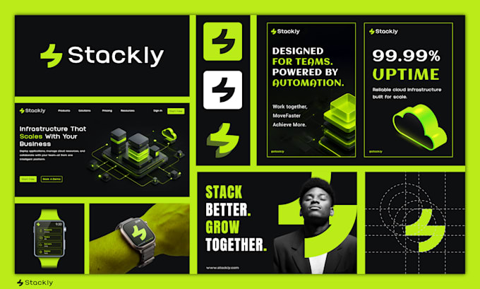 create a complete brand identity and brand style guide