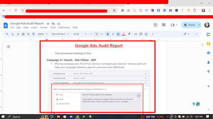 do google ads audit