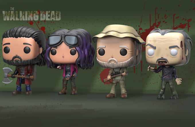 do a custom funko pop figure for 3d printing
