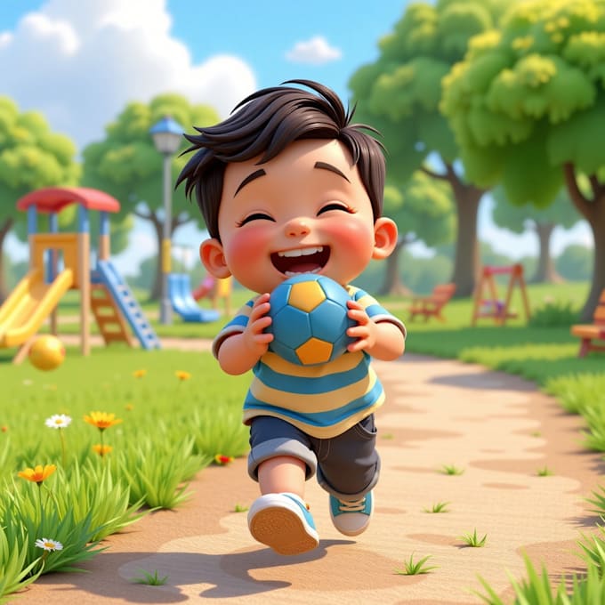 design high quality 3d children story book illustration, formatting and layout