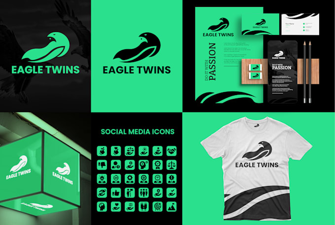 do modern logo, branding, brand design, brand kit, or brand style guidelines