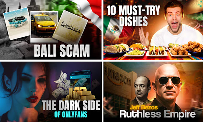 design custom youtube thumbnails
