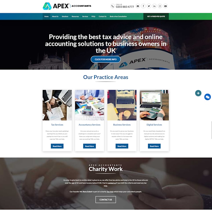 design and develop a professional wordpress website for your business