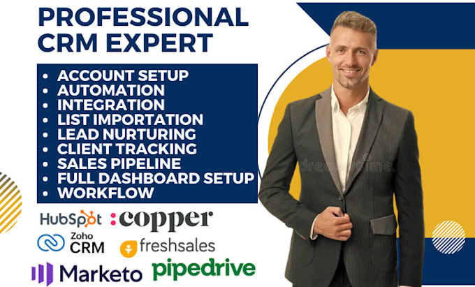 setup hubspot crm jobber coconstruct automation houzz pro workflow pipedrive
