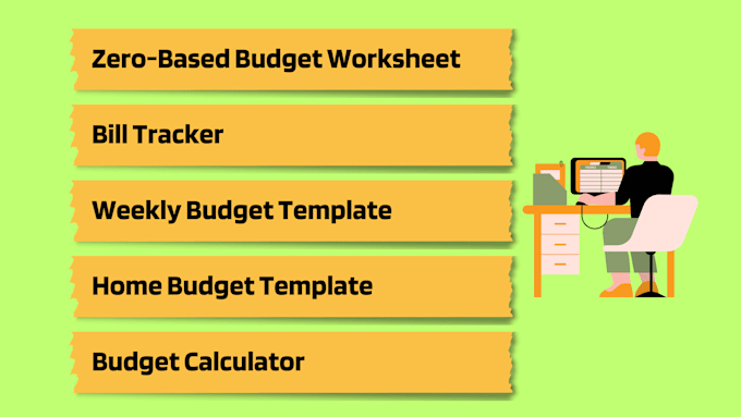 design a custom personal finance template or budget planner in excel