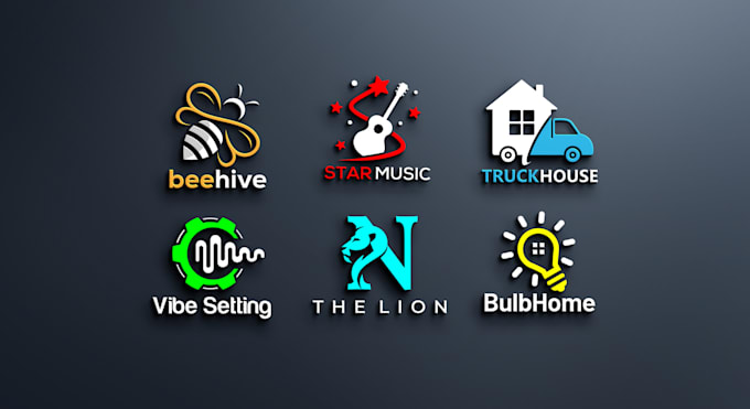 do professional 3d modern minimalist business logo design