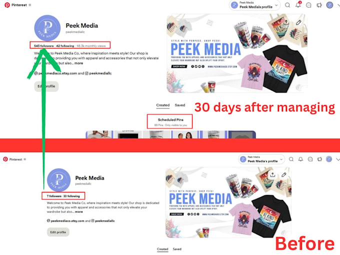 Be your professional pinterest marketing expert and pins designer by ...