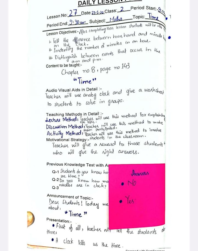 create effective lesson plans and teaching aids