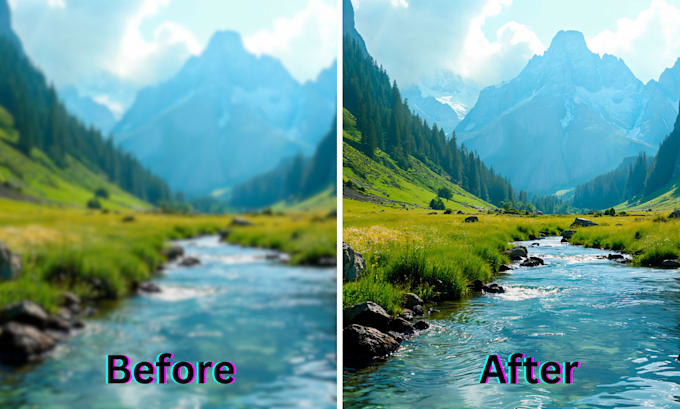 enhance, unblur and restore your low quality photos