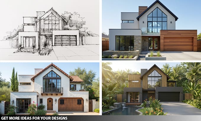 convert hand sketches to high quality 3d ai architectural renders