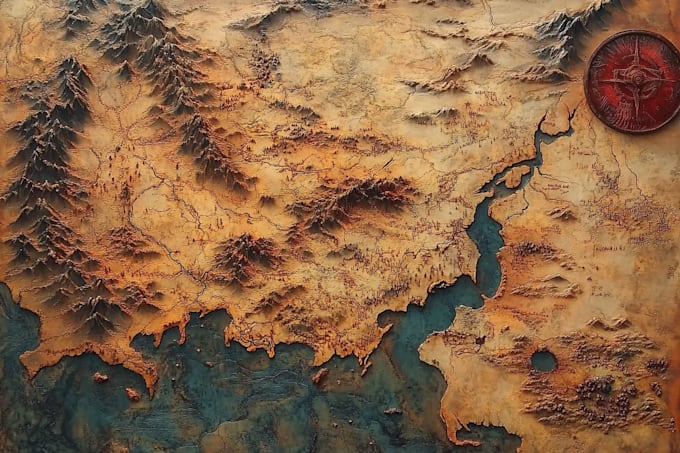 create high quality bespoke fantasy maps