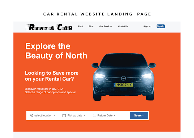 create appealing figma website and saas landing page
