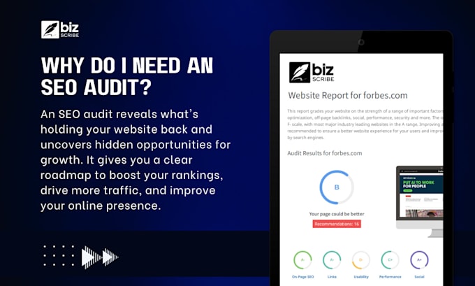 provide a full SEO audit with prioritized recommendations