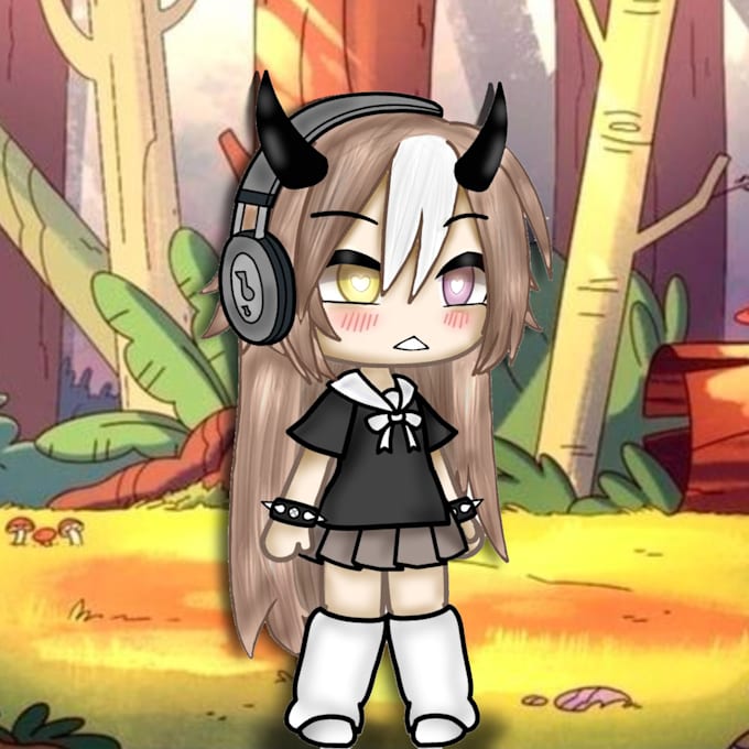 make simple gacha life characters editing