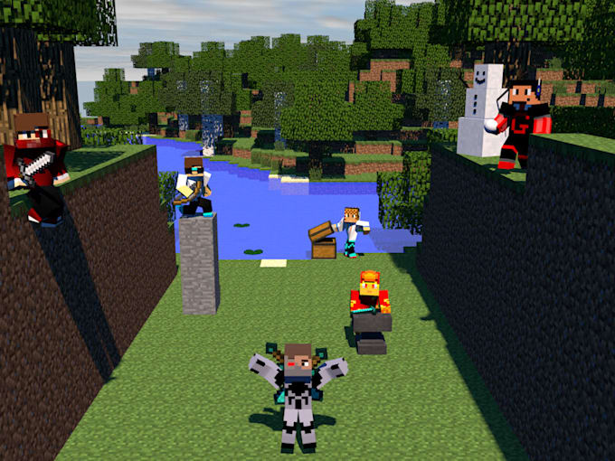 create 3d minecraft animation