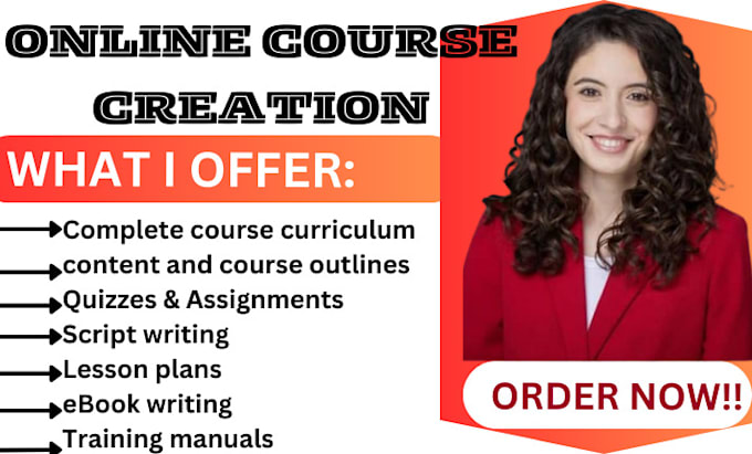 create online course creation, course creation online course content lesson plan